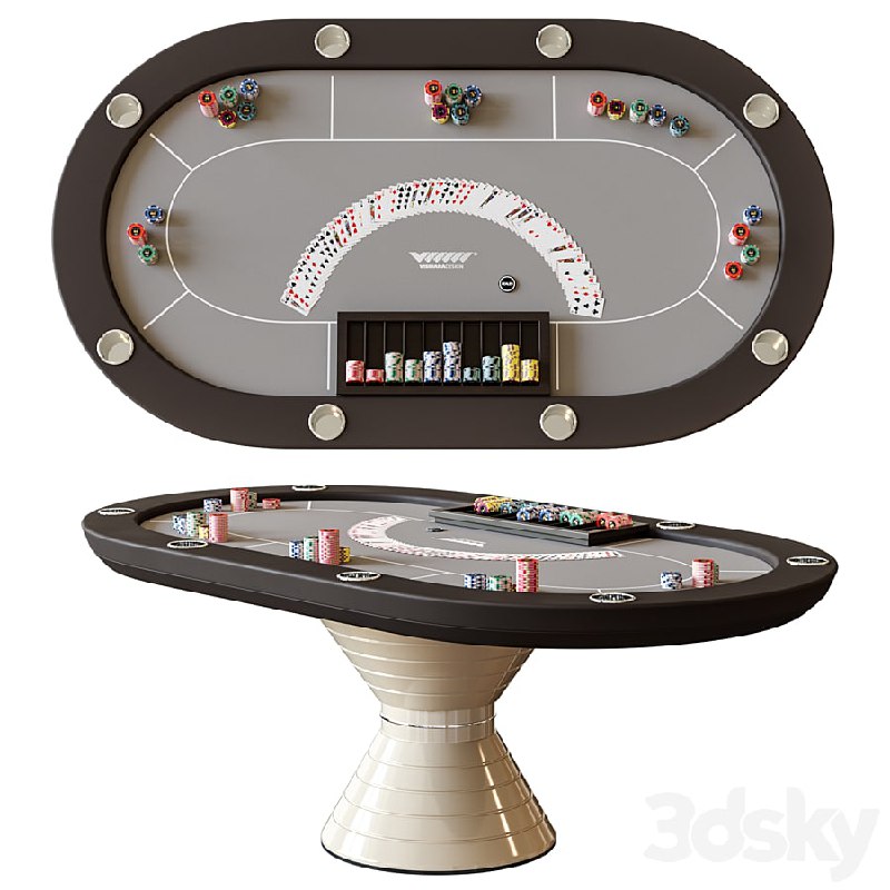 Vismara design poker table