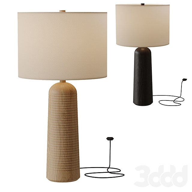 Frankfort wood table lamp