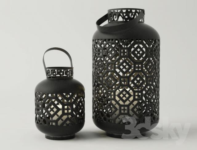 Black Metal Lanterns