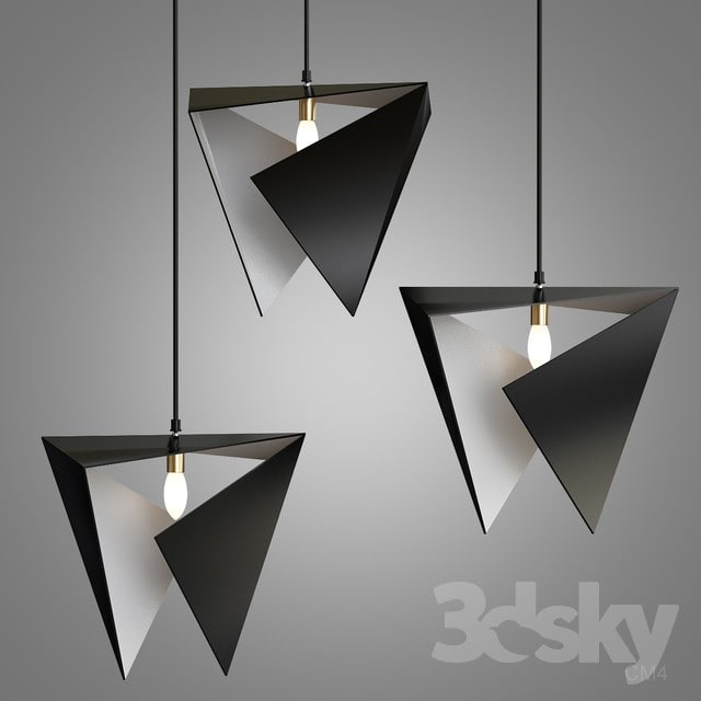 Origami light fixture fixture