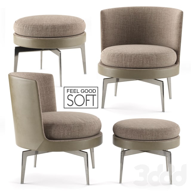 Flexform chair Feel Good Soft