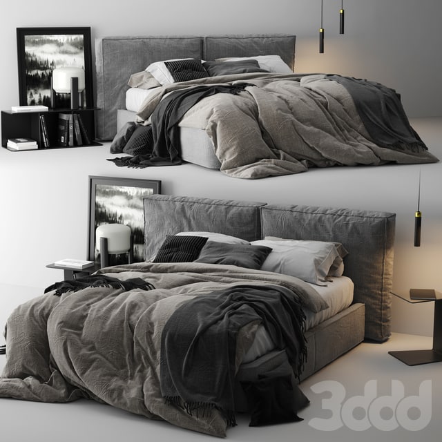 Ditre Italia Flann - Bed