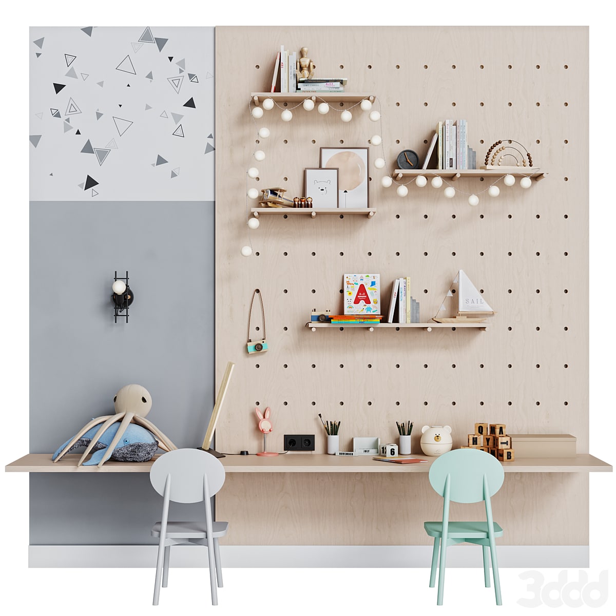 Decor and furniture for children&;s Set-001