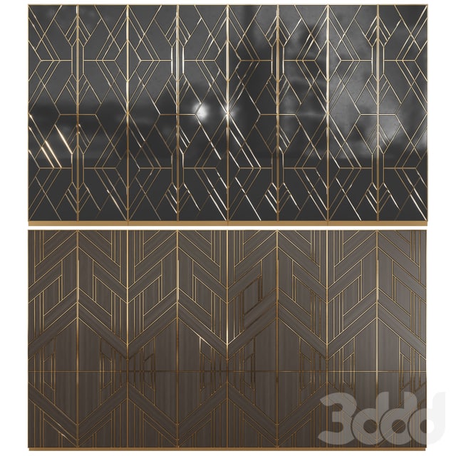Cabinets in the style of art deco 03