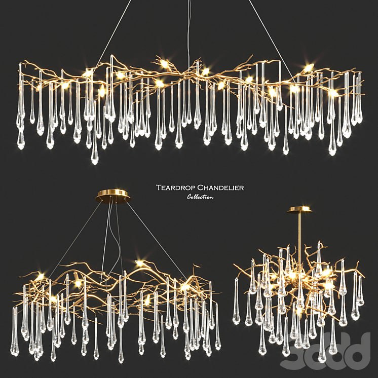 John-Richard Teardrop Chandelier Collection richard