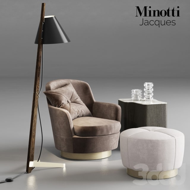 Minotti Jaques Armchair