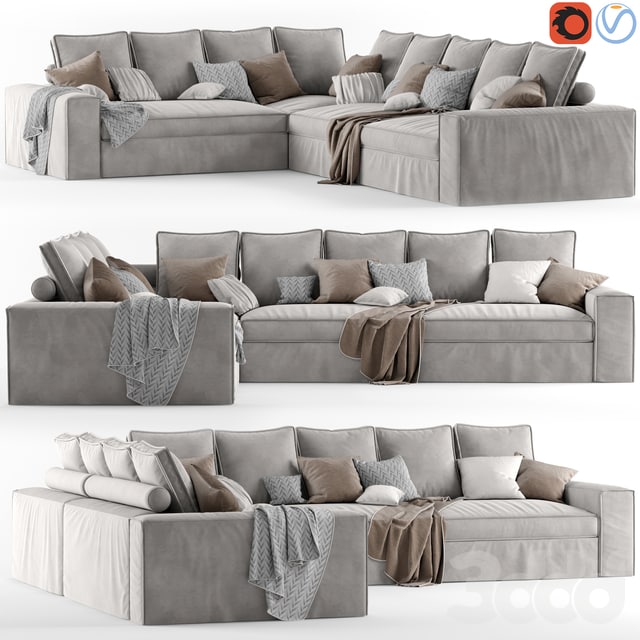 Corner sofa Alberta Salotti Santorini