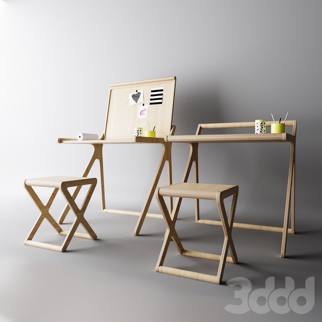 Children&;s table with a folding table top , , ,