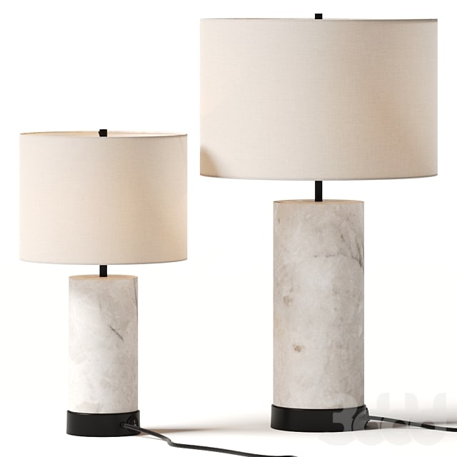 Pottery Barn Windham Alabaster Table Lamps