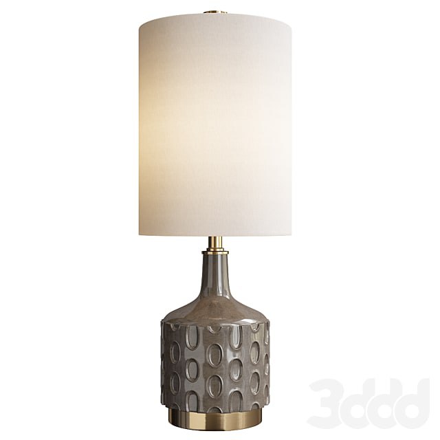 Uttermost darrin grey table lamp