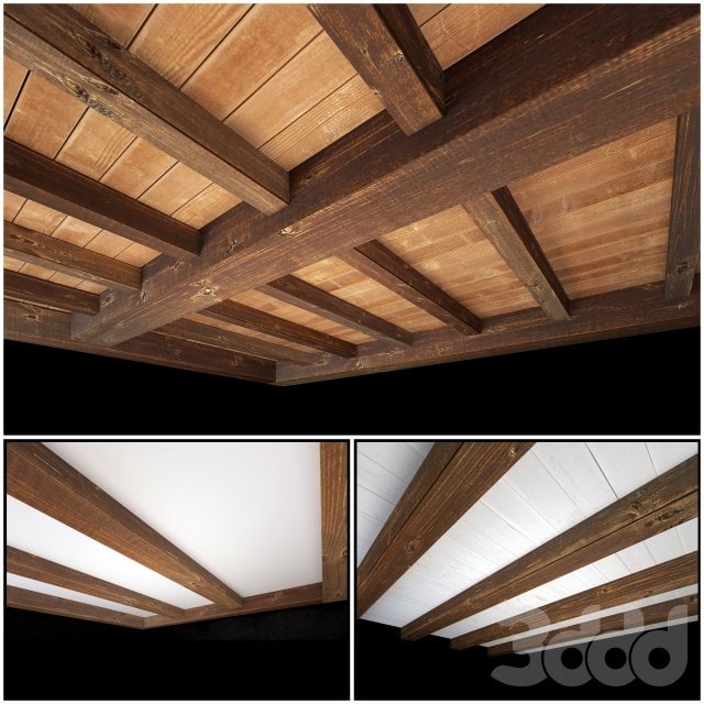 Деревянный потолок 3