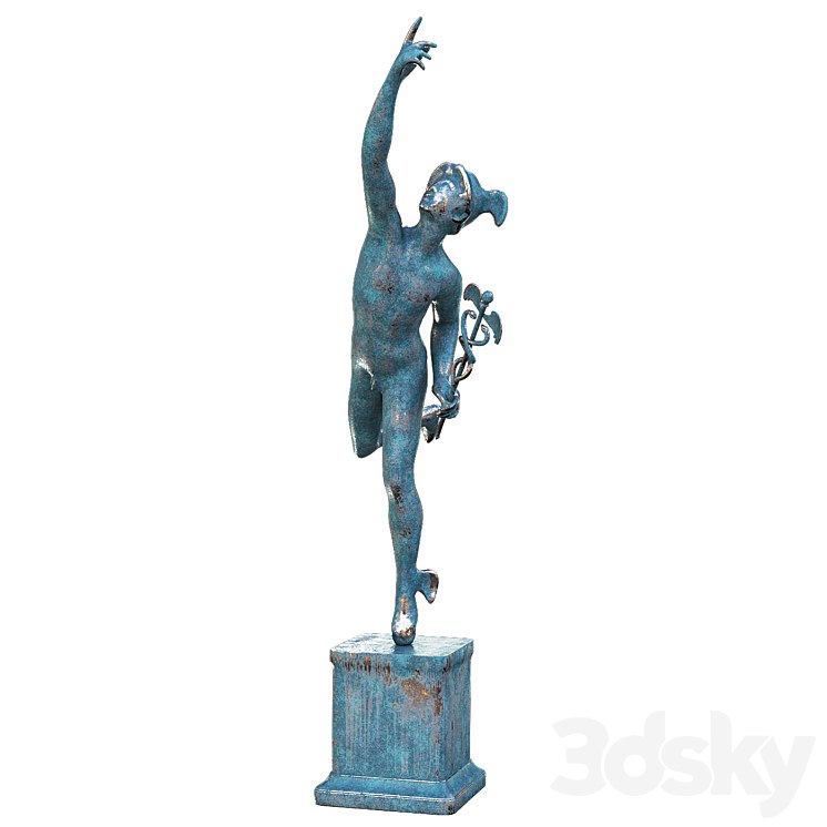 Statue of mercury