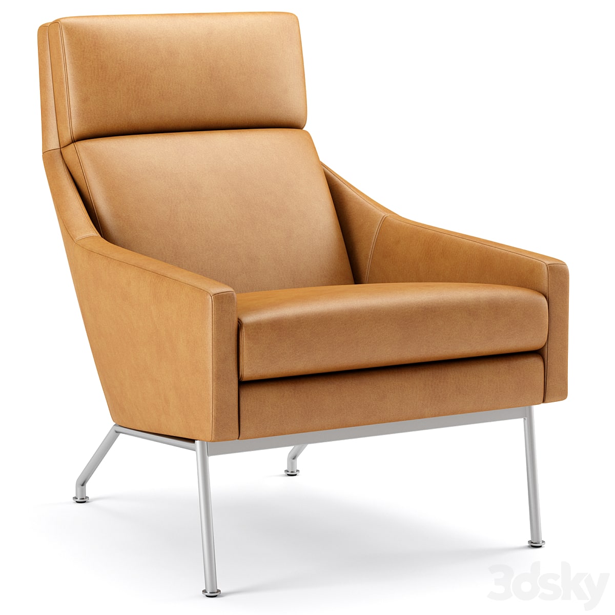 Austin Leather Armchair westelm.