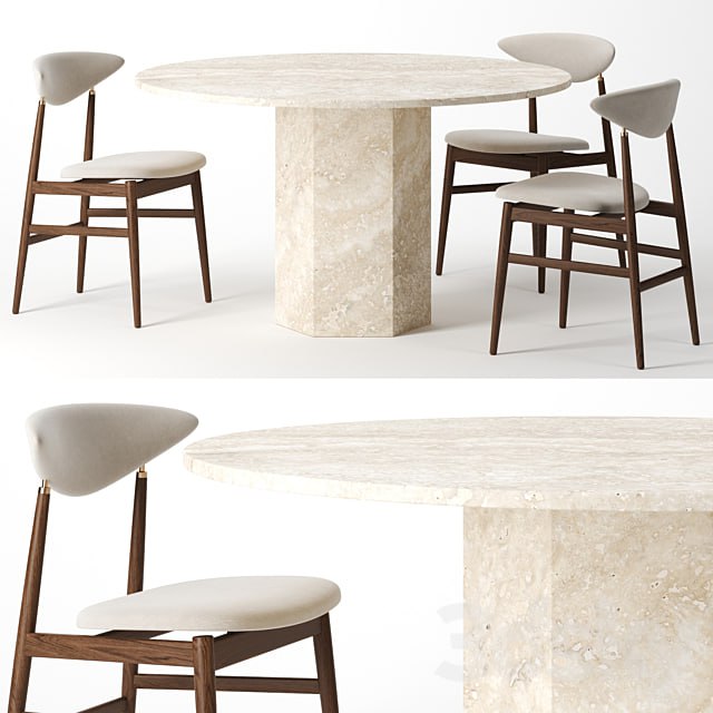Epic dining table by Gubi