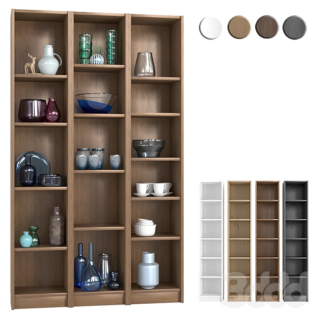 IKEA BILLY Bookcase with decorative elements