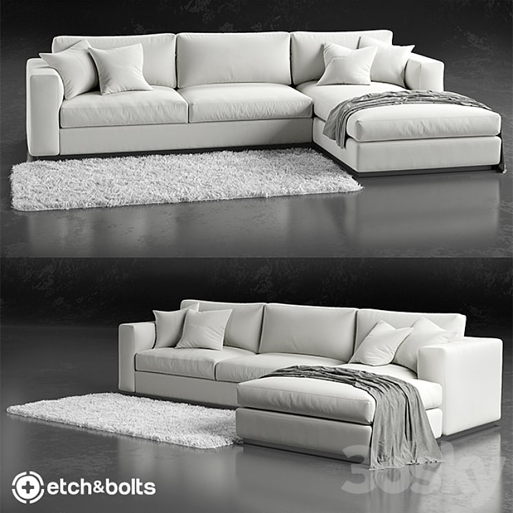 Etch&Bolts Eudora L-Shaped Sofa