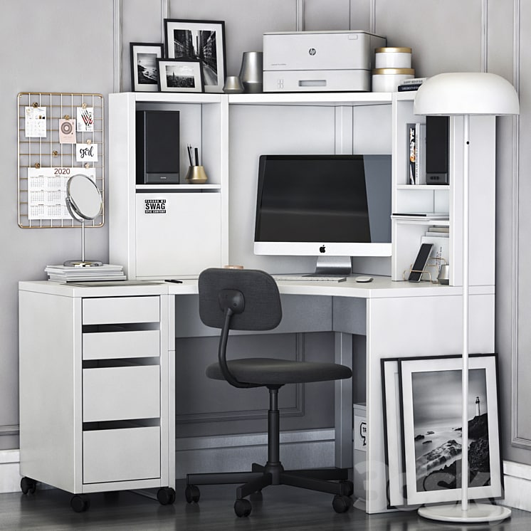 IKEA MICKE corner workplace