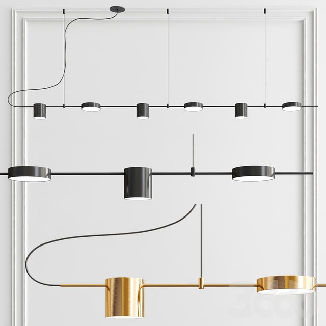 Counterpoint LED Linear Pendant - 6 light