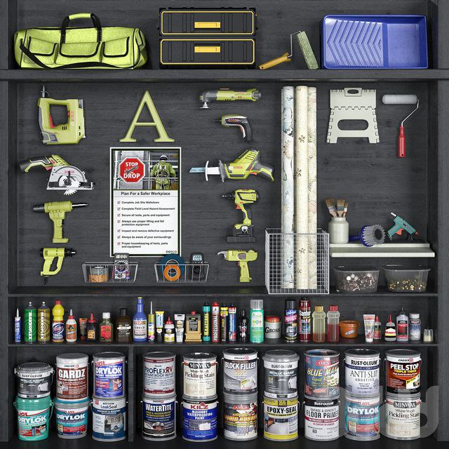 garage tools set 10