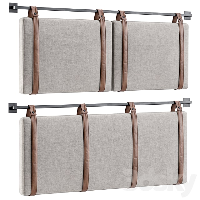 Hanging Pillow Headboard Set 2