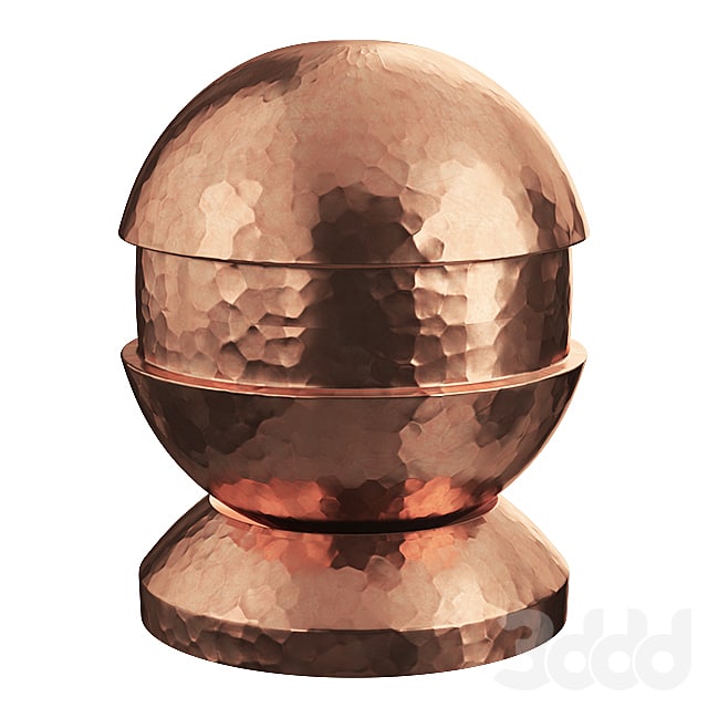 Hammered copper