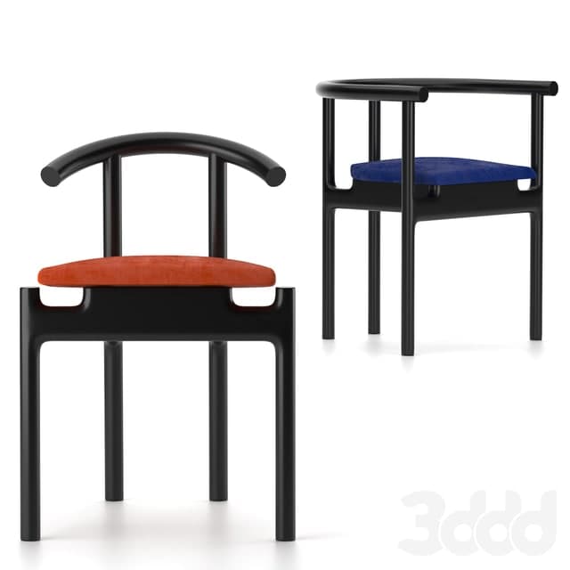 Unika Moblar Inge black / velvet Hans black / velvet Dining.