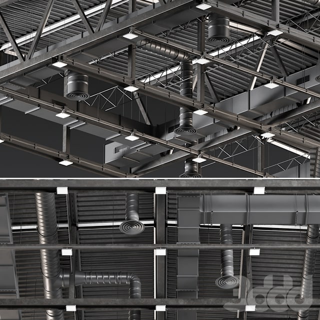 Ceiling Ventilation Black