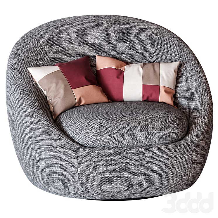 West Elm Cozy Swivel Chair.