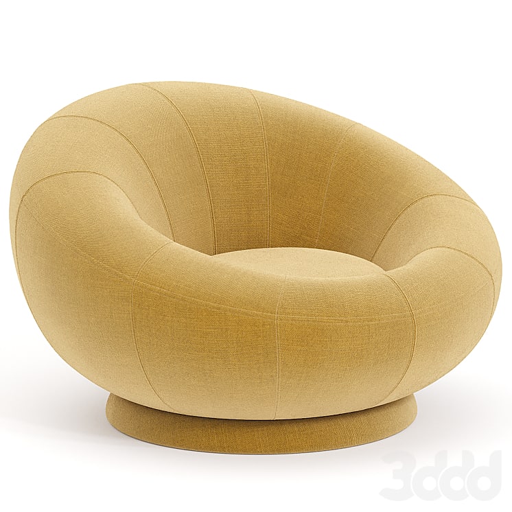 Petite Groovy Swivel Chair.