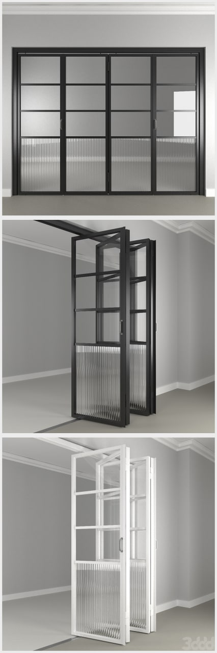 SLIM FRAME folding door MOD 02