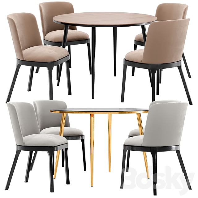 Selection dining chair and Luxore table