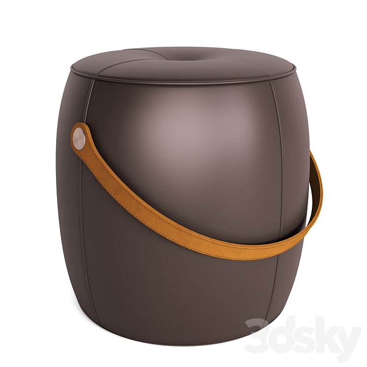 Jellybean Saddle Pouffe