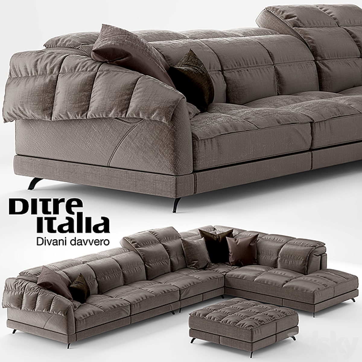 Sofa Dunn Soft Ditre Italia Design