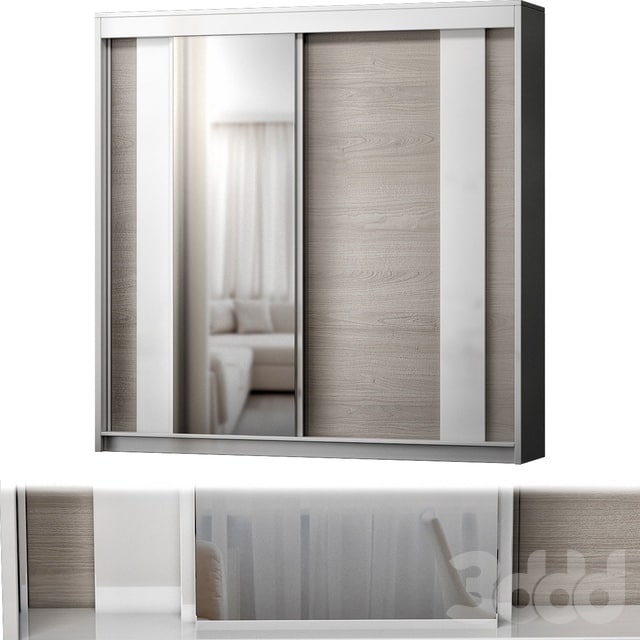 Modern 2 Door Sliding Wardrobe Hokku Designs Colou