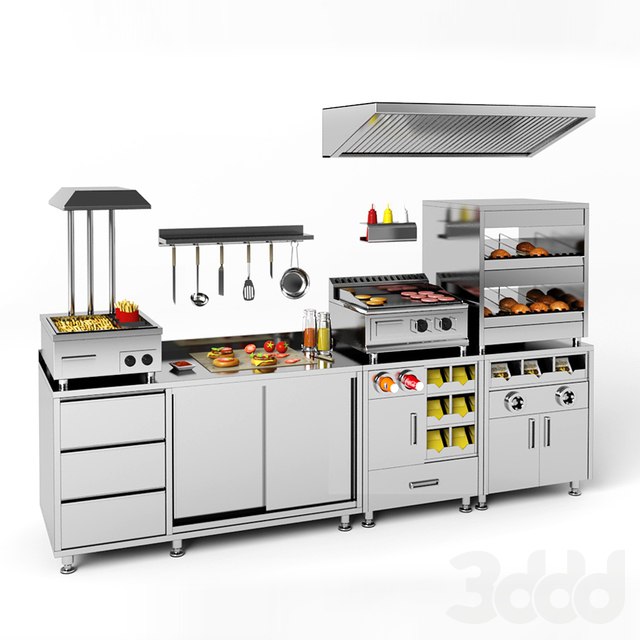 Orest equipment for fast food