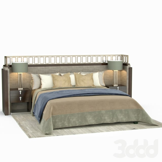 A bed in a modern style / Bed