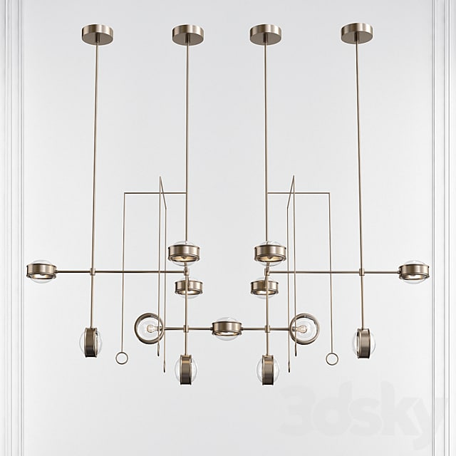 HOLLY HUNT LYRA CHANDELIER