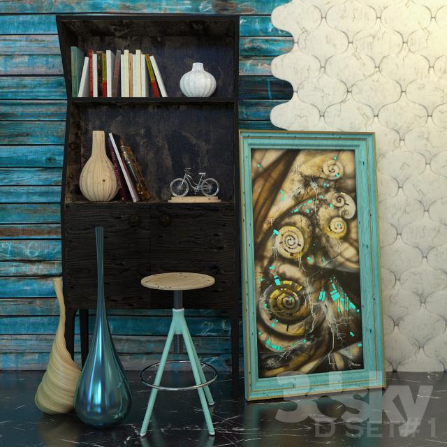 A set of furniture and decor D Set