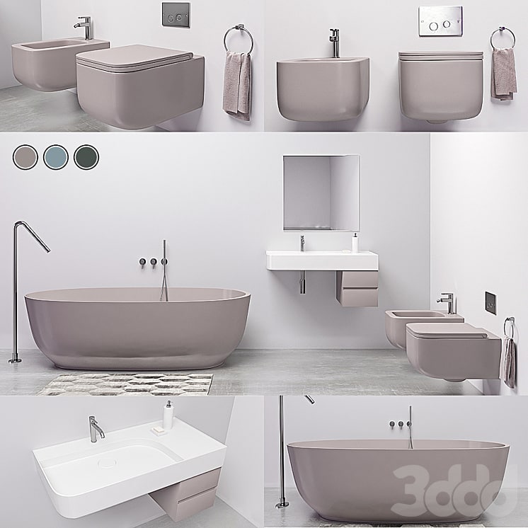 Revolution set by Esedra SDR Ceramiche