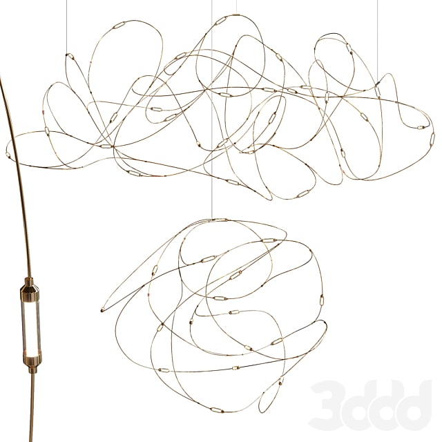 Pendant chandeliers AVALANCHE by Lampatron