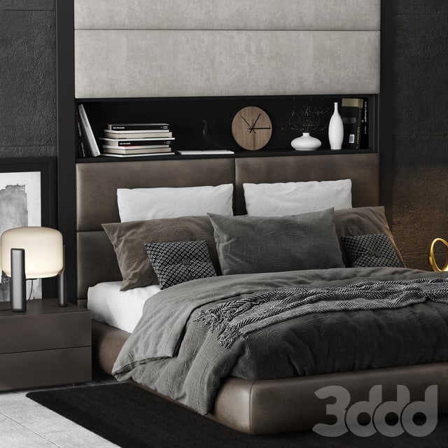 Poliform Dream Bed Headboard B