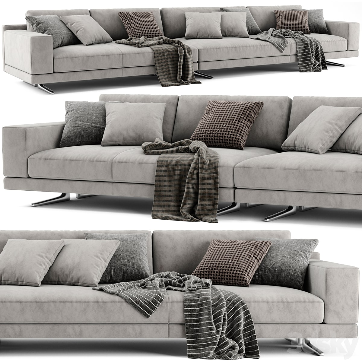 Poliform Mondrian Sofa Composition 01