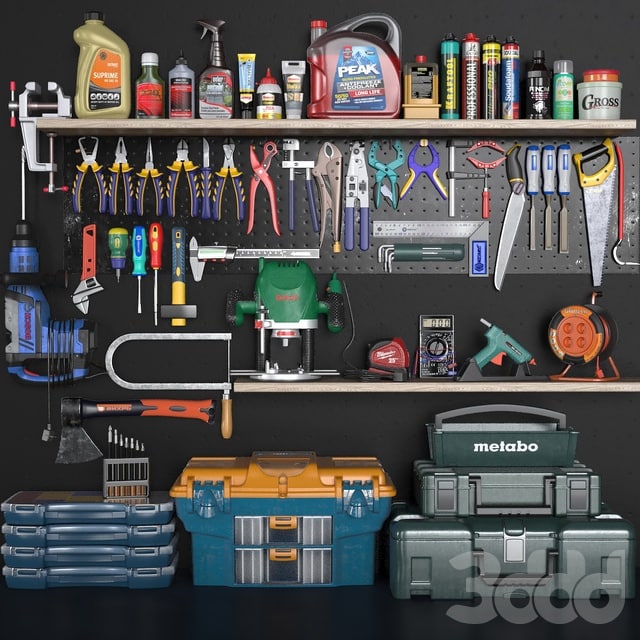 garage tools set 3