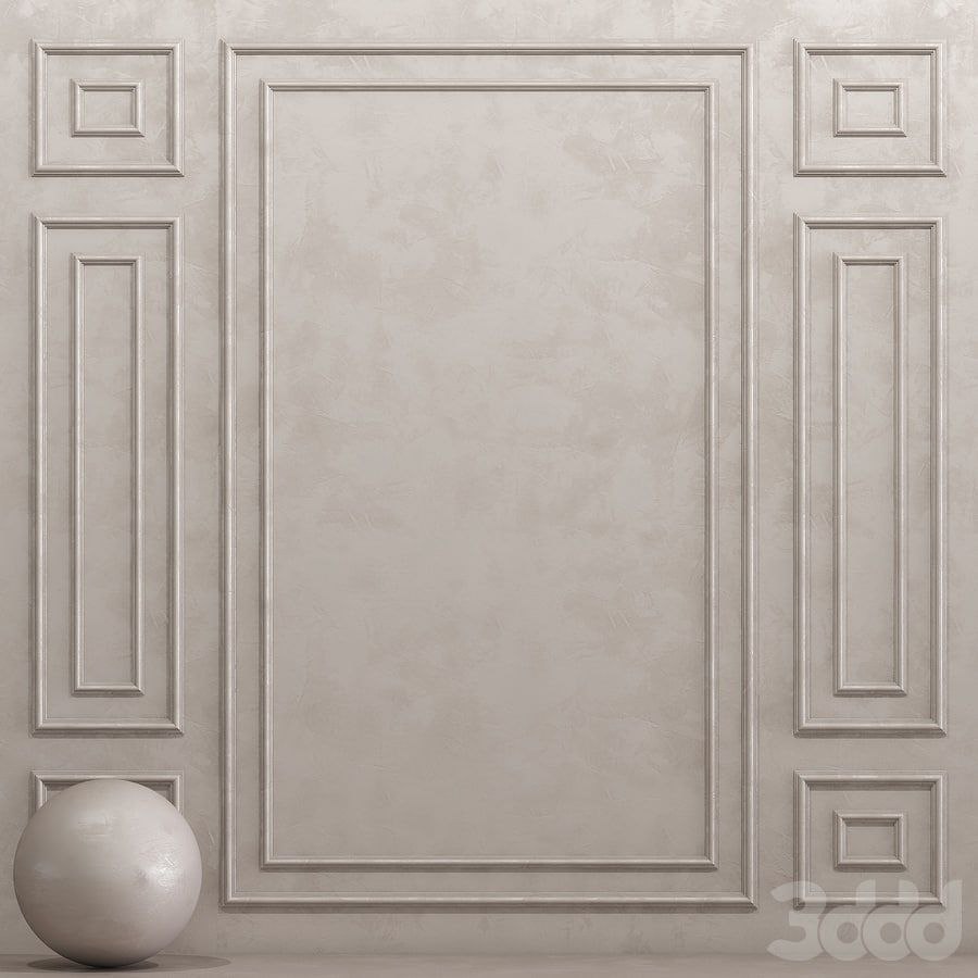 Decorative plaster with molding 8