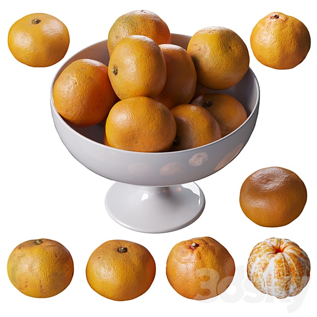 Tangerines in a tall bowl