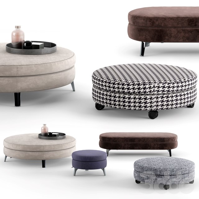 Minotti Denny Ottomans