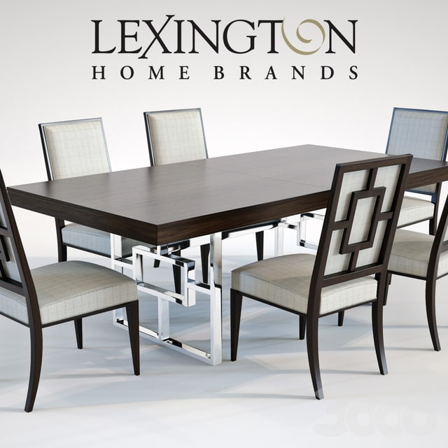 Lexington MONROE DINING TABLE &amp; LEIGH SIDE CHAIR