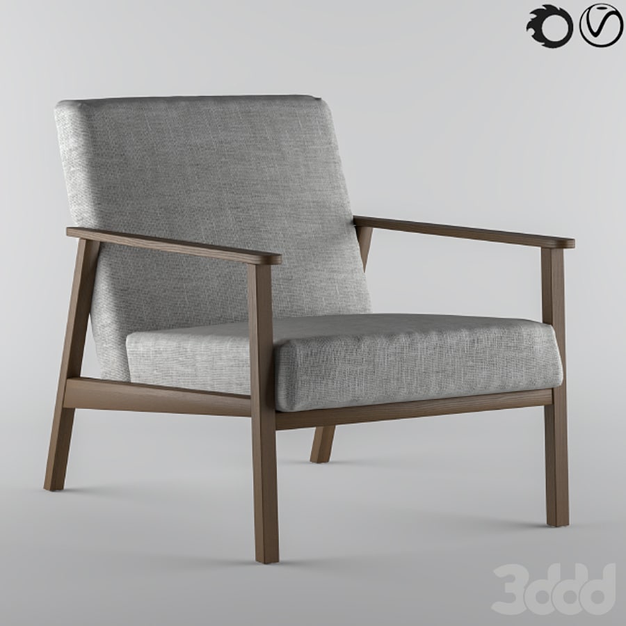 Ekenaeset Armchair Isunda Gray
