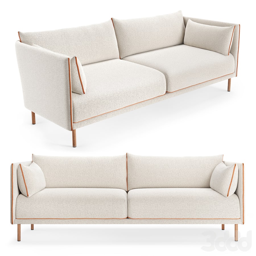 Hay Silhouette three-seater sofa