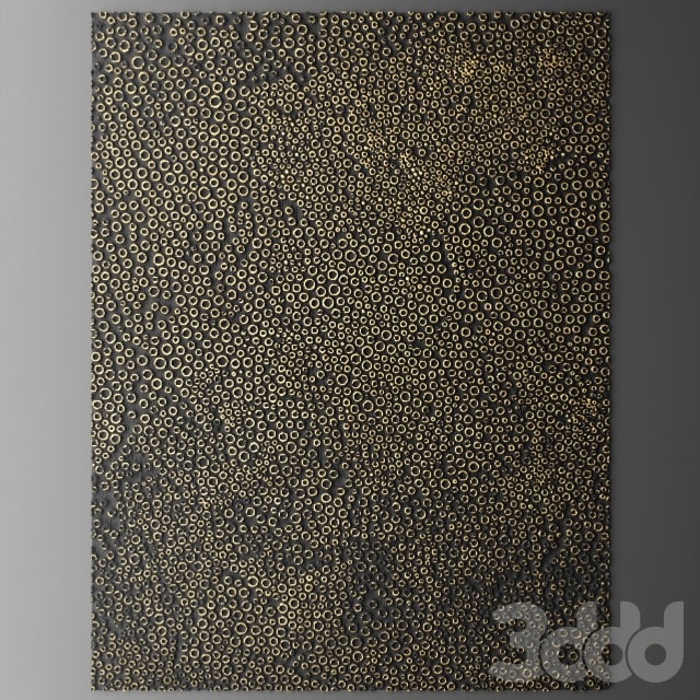 Decor for wall. Panel. 3D